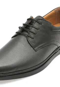 Pantofi eleganti BITE THE BULLET negri, SH303, din piele naturala imagine