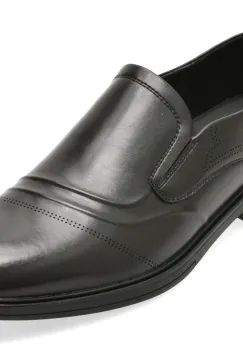 Pantofi eleganti BITE THE BULLET negri, T86191, din piele naturala imagine