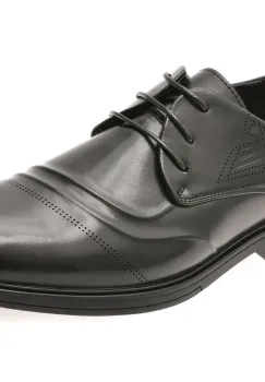 Pantofi eleganti BITE THE BULLET negri, T86192, din piele naturala imagine