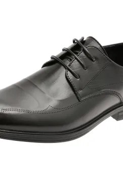 Pantofi eleganti BITE THE BULLET negri, T89625, din piele naturala imagine