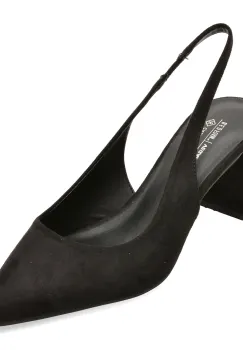 Pantofi eleganti CALL IT SPRING negri, EVELYYNN 001, din material textil imagine