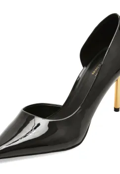 Pantofi eleganti CALL IT SPRING negri, VIONNA 001, din piele ecologica lacuita imagine