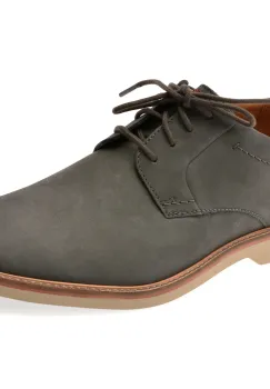 Pantofi eleganti CLARKS gri, ATTICUS LT LACE, din nabuc imagine