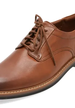 Pantofi eleganti CLARKS maro, ALDWIN 2 DERBY, din piele naturala imagine