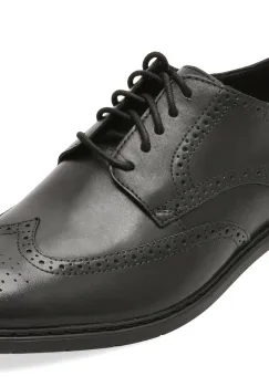Pantofi eleganti CLARKS negri, BANBTIP, din piele naturala imagine