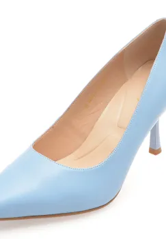 Pantofi eleganti EPICA albastri, E301, din piele naturala imagine