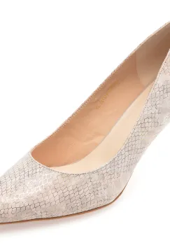 Pantofi eleganti EPICA arginti, E76, din piele naturala imagine