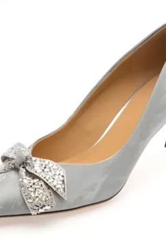 Pantofi eleganti EPICA argintii, 65057, din piele naturala imagine