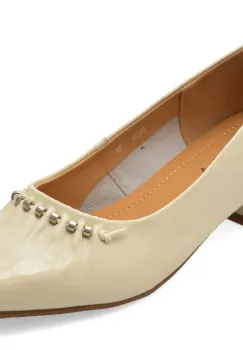 Pantofi eleganti EPICA bej, 1600, din piele naturala lacuita imagine