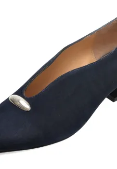 Pantofi eleganti EPICA bleumarin, 3671896, din piele intoarsa imagine