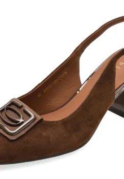 Pantofi eleganti EPICA maro, 5671094, din piele intoarsa imagine