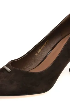 Pantofi eleganti EPICA maro, 5FP769, din piele intoarsa imagine