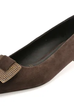 Pantofi eleganti EPICA maro, 612741, din piele intoarsa imagine