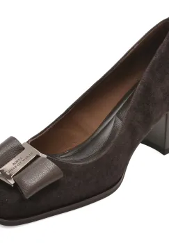 Pantofi eleganti EPICA maro, 763M6, din piele intoarsa imagine