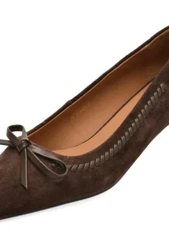 Pantofi eleganti EPICA maro, YRH603, din piele intoarsa imagine