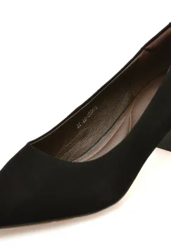 Pantofi eleganti EPICA negri, 11030, din piele intoarsa imagine