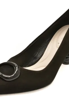 Pantofi eleganti EPICA negri, 1232900, din nabuc imagine