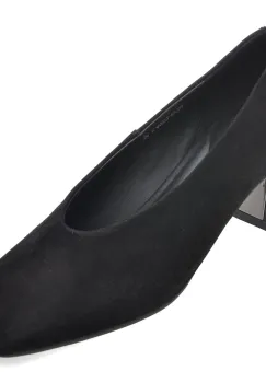 Pantofi eleganti EPICA negri, 3089, din piele intoarsa imagine