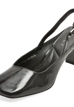 Pantofi eleganti EPICA negri, 4F5395, din piele naturala lacuita imagine