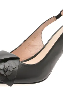 Pantofi eleganti EPICA negri, 4FL29, din piele naturala imagine