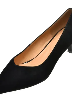 Pantofi eleganti EPICA negri, 5663, din piele intoarsa imagine