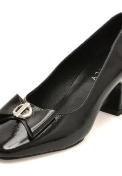 Pantofi eleganti EPICA negri, 619616, din piele naturala lacuita imagine