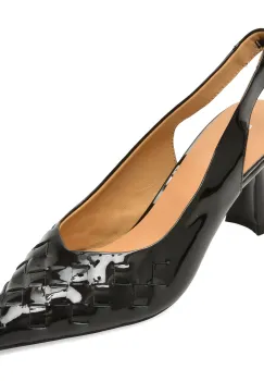 Pantofi eleganti EPICA negri, 88873, din piele naturala lacuita imagine