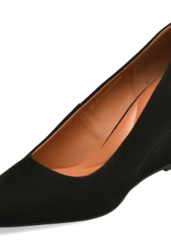 Pantofi eleganti EPICA negri, 96479, din piele intoarsa imagine