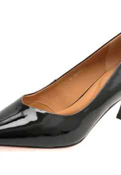 Pantofi eleganti EPICA negri, D05555, din piele naturala lacuita imagine