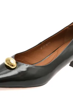 Pantofi eleganti EPICA negri, D97727, din piele naturala imagine