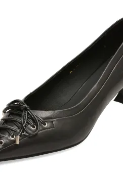 Pantofi eleganti EPICA negri, H6282, din piele naturala imagine