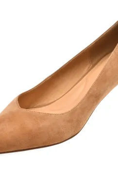Pantofi eleganti EPICA nude, 5663, din piele intoarsa imagine