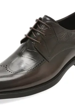 Pantofi eleganti EPICA PREMIUM maro, 87B06, din piele naturala imagine