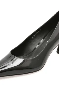 Pantofi eleganti EPICA PREMIUM negri, 25061, din piele naturala lacuita imagine