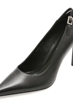 Pantofi eleganti EPICA PREMIUM negri, 6451D2, din piele naturala imagine