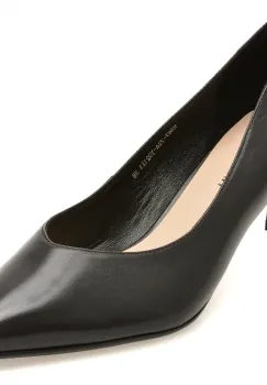 Pantofi eleganti EPICA PREMIUM negri, E36773A, din piele naturala imagine