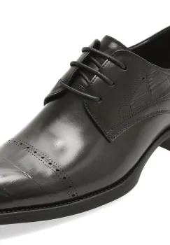 Pantofi eleganti EPICA PREMIUM negri, TMA145, din piele naturala imagine