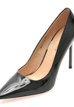 Pantofi eleganti EPICA PREMIUM negri, X212, din piele naturala lacuita imagine