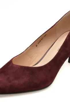 Pantofi eleganti EPICA PREMIUM visinii, E36773A, din piele intoarsa imagine