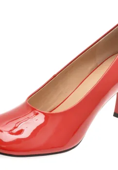 Pantofi eleganti EPICA rosii, 5507, din piele naturala lacuita imagine