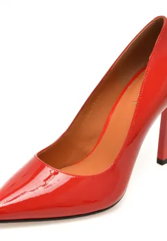 Pantofi eleganti EPICA rosii, E19070, din piele naturala lacuita imagine