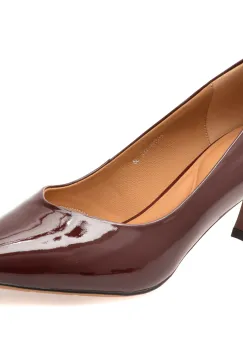 Pantofi eleganti EPICA visinii, D05555, din piele naturala lacuita imagine