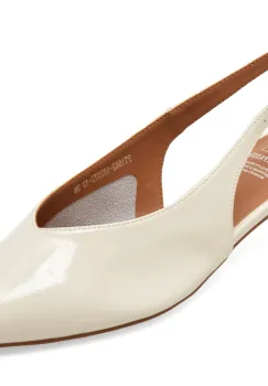 Pantofi eleganti FLAVIA PASSINI albi, PT1682, din piele naturala lacuita imagine