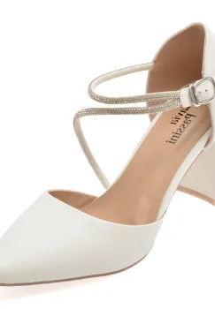 Pantofi eleganti FLAVIA PASSINI albi, V1822, din piele naturala imagine