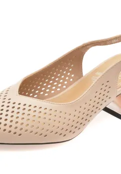 Pantofi eleganti FLAVIA PASSINI bej, JH56, din piele naturala imagine