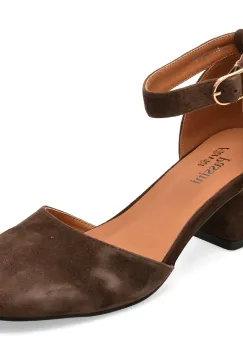 Pantofi eleganti FLAVIA PASSINI maro, A324, din piele intoarsa imagine