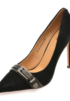 Pantofi eleganti FLAVIA PASSINI negri, 4A212, din piele intoarsa imagine