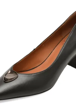 Pantofi eleganti FLAVIA PASSINI negri, 84766, din piele naturala imagine