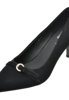 Pantofi eleganti FLAVIA PASSINI negri, A614, din piele intoarsa imagine