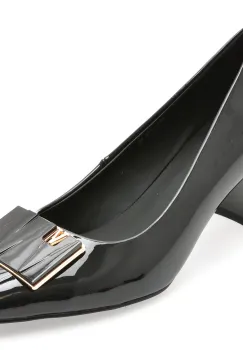 Pantofi eleganti FLAVIA PASSINI negri, A76, din piele naturala lacuita imagine